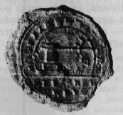 Pieczęć sołtysa katowickiego z 1816 r.