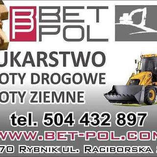 Bet-Pol. PPUH. Brukarstwo, roboty drogowe, wyburzenia