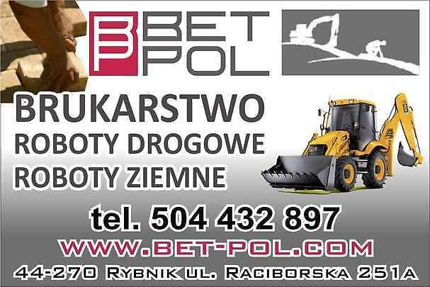 Bet-Pol. PPUH. Brukarstwo, roboty drogowe, wyburzenia