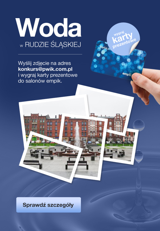 Woda w Rudzie Śląskiej jest piękna