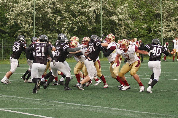 Spotkanie z zawodnikami drużyny futbolu amerykańskiego