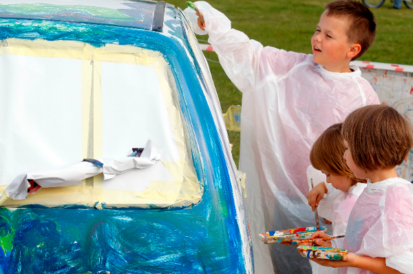 Tysiąc lampionów na zakończenie weekendu.