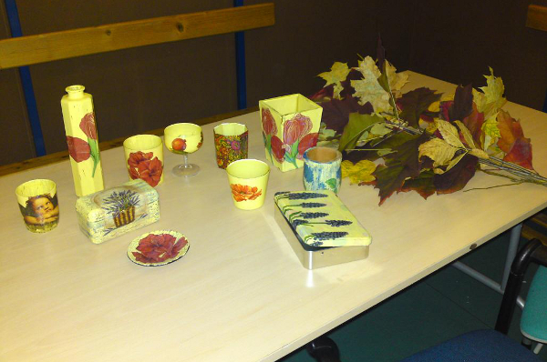 Świetna zabawa na warsztatach decoupage na Stadionie Śląskim