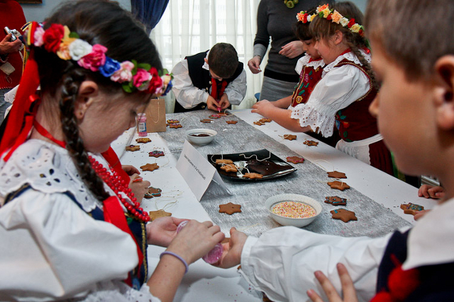Parkowe wolontariuszki upiekły 120 pierników na choinkę