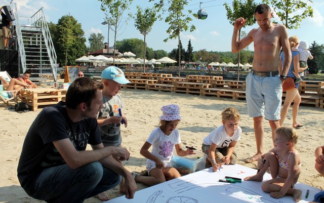 Powstała abstrakcyjna mapa Parku Śląskiego 4