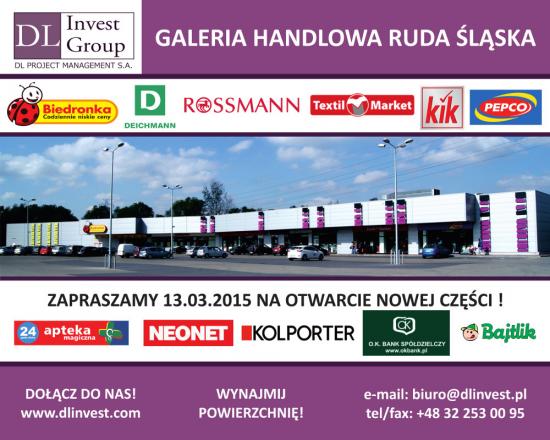 Otwarcie nowej części Galerii Ruda Śląska