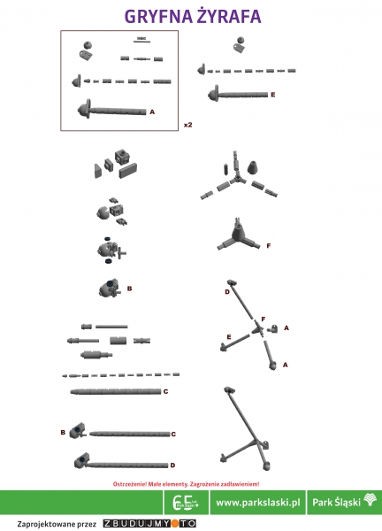 Symbol parku z klocków Lego. Każdy może nabyć własną Żyrafę