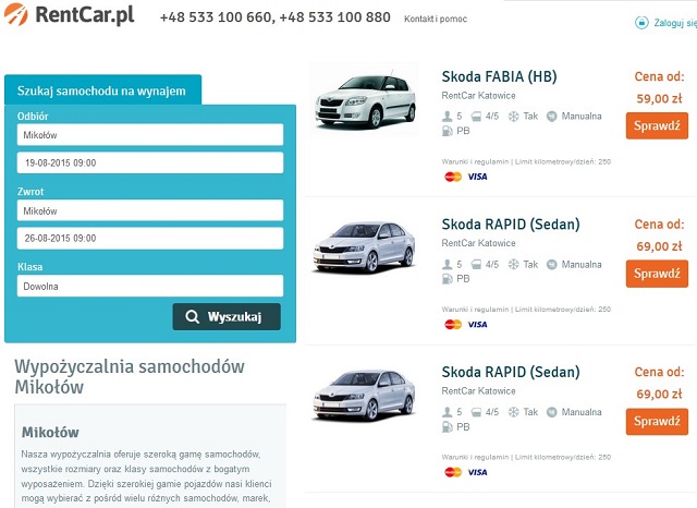 Wynajem auta z wypożyczalni w Mikołowie, czyli wszystko, co trzeba wiedzieć przed pierwszym wynajmem