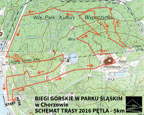 Bieg Górski w Parku Śląskim