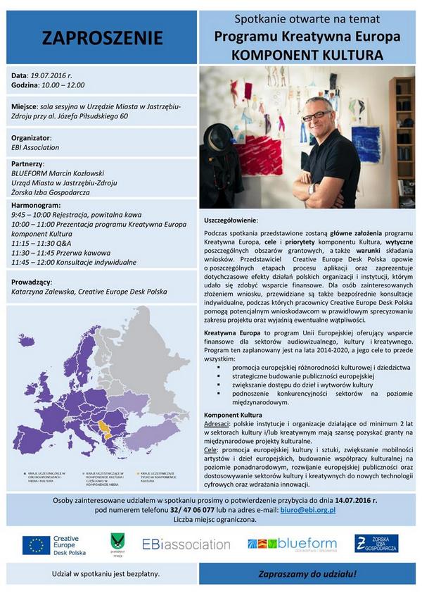 Spotkanie otwarte na temat programu Kreatywna Europa