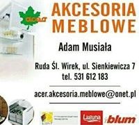 Acer - akcesoria meblowe - meble na wymiar Adam Musiała