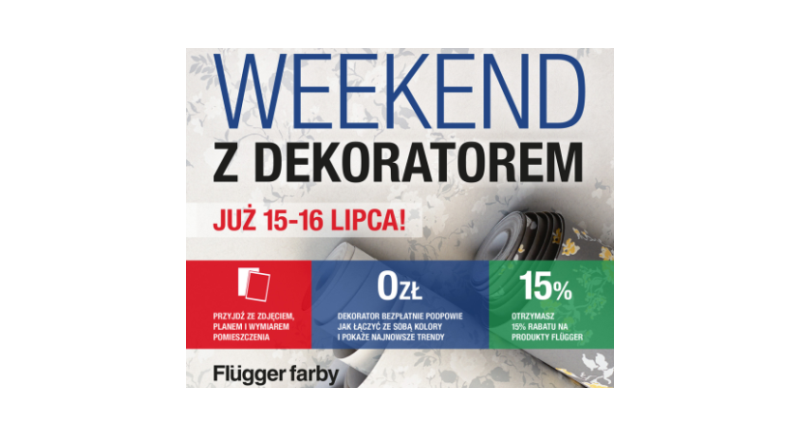 Kolory tego lata - Flügger zaprasza na darmowe porady dekoratora wnętrz