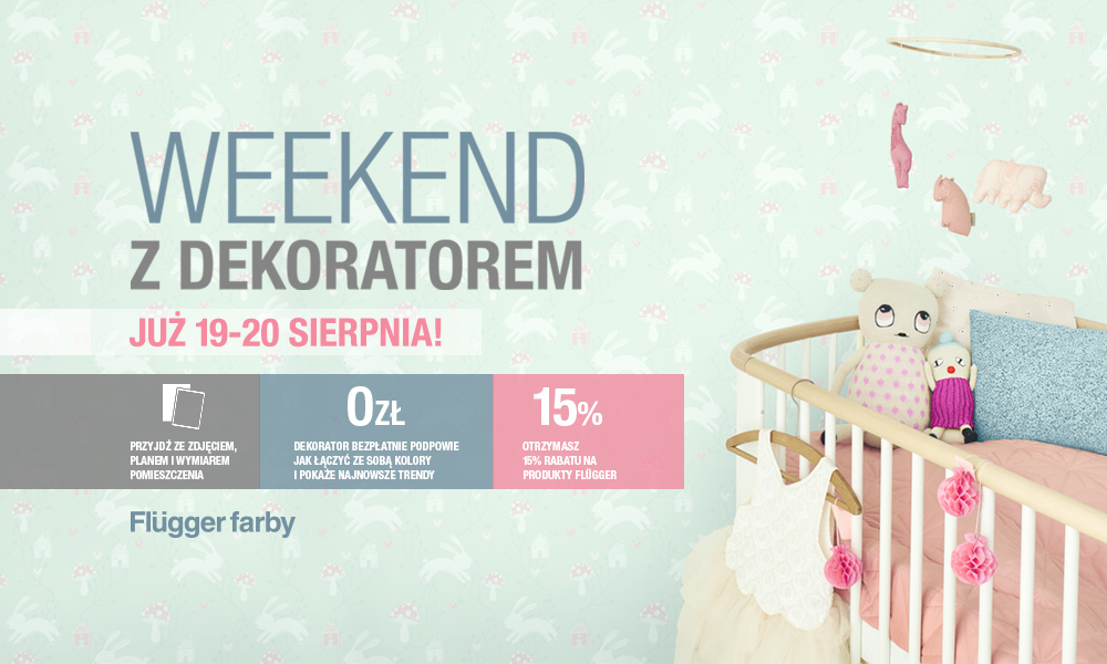 Urządzamy pokój dziecka i nie tylko - Flügger zaprasza na darmowe porady dekoratora wnętrz