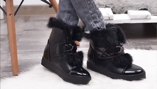 Botki z futerkiem - praktyczny must have!