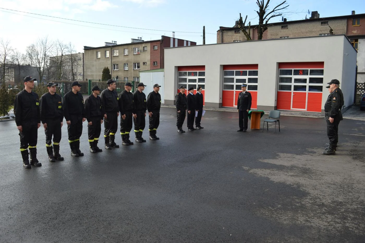 Uroczysta zbiórka z okazji ślubowania