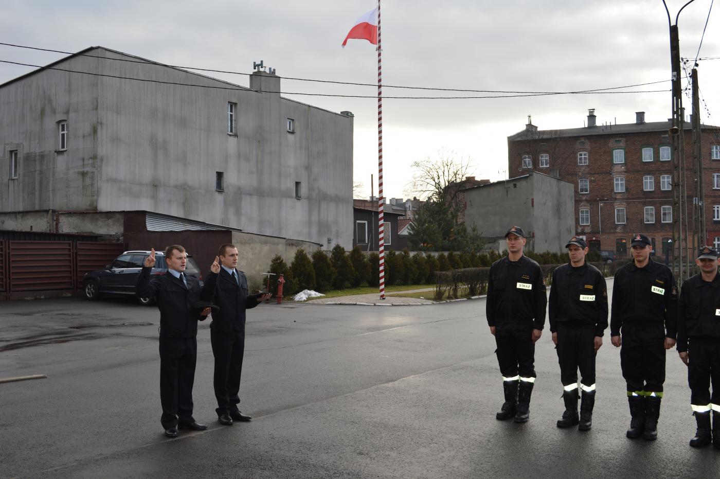 Uroczysta zbiórka z okazji ślubowania
