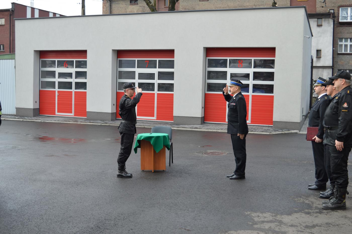 Uroczysta zbiórka z okazji ślubowania