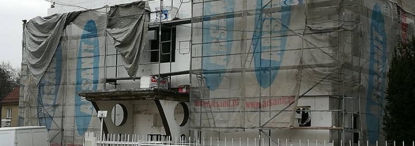 Trwa termomodernizacja budynku MOSiR "CENTRUM"