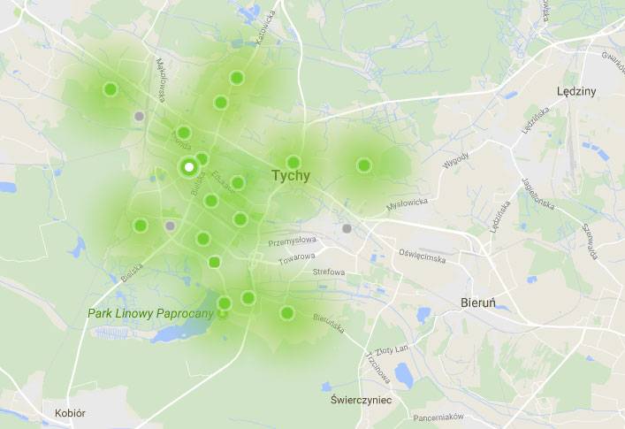 Nowe czujniki jakości powietrza w Tychach