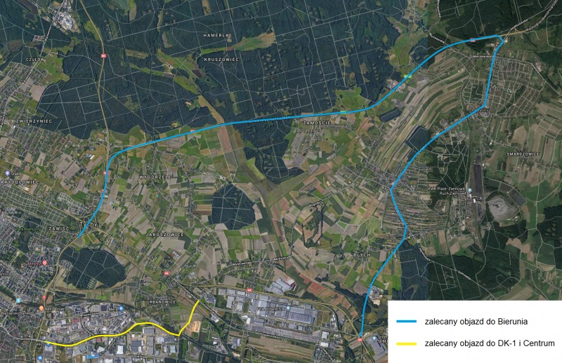 Przebudowa DK-44 w Tychach