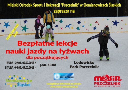 Nauka jazdy na łyżwach "stawiamy pierwsze kroki"