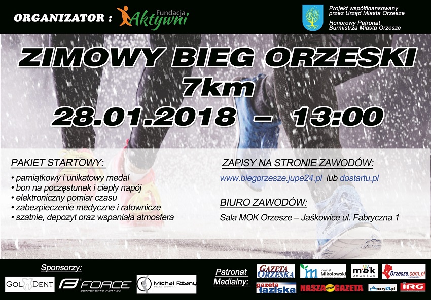 IV Zimowy Bieg Orzeski