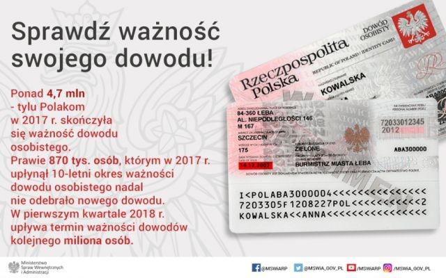 Sprawdź ważność dowodu osobistego