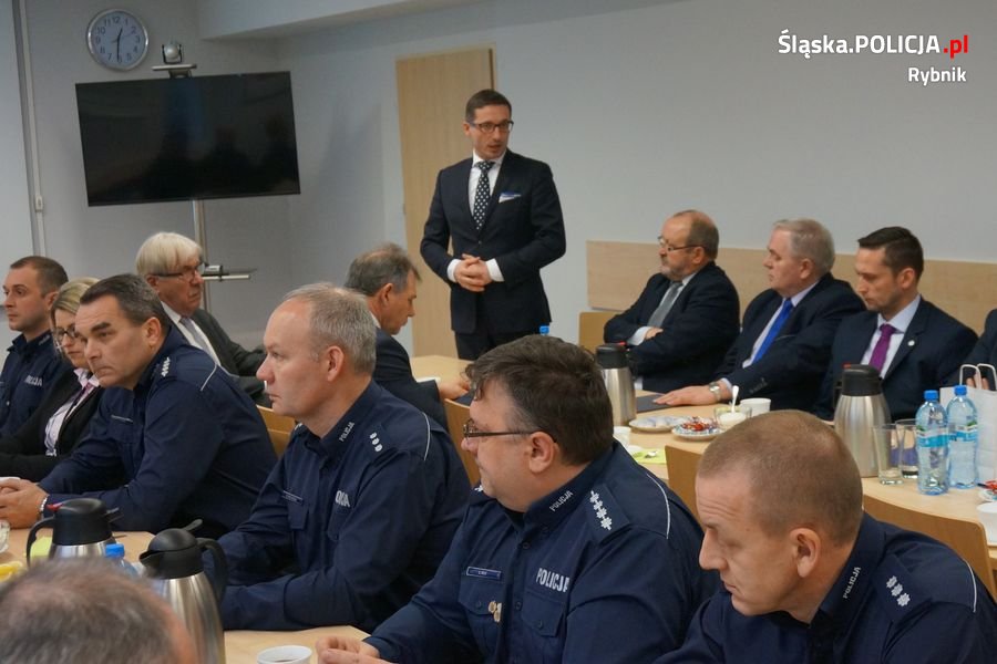 Narada roczna w Komendzie Miejskiej Policji w Rybniku