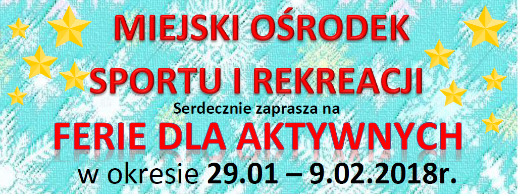 Ferie dla aktywnych - MOSiR