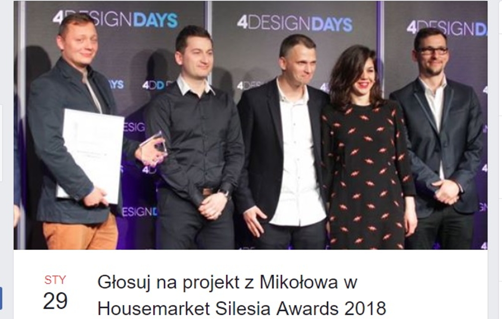 Projekt z Mikołowa nominowany do prestiżowej nagrody