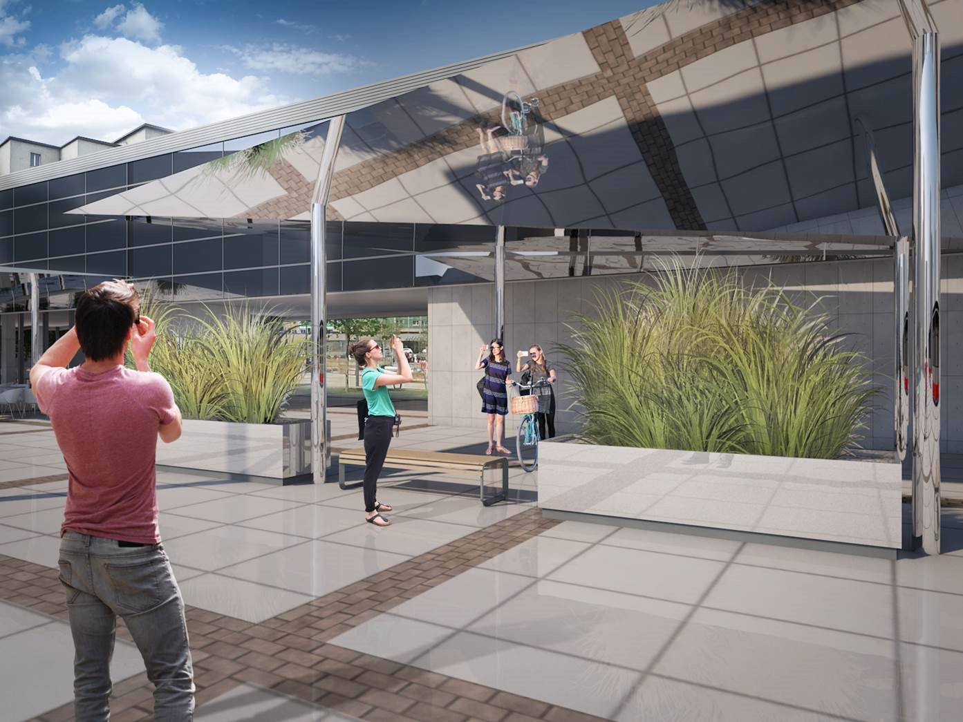 Designerskie ogródki na katowickim rynku