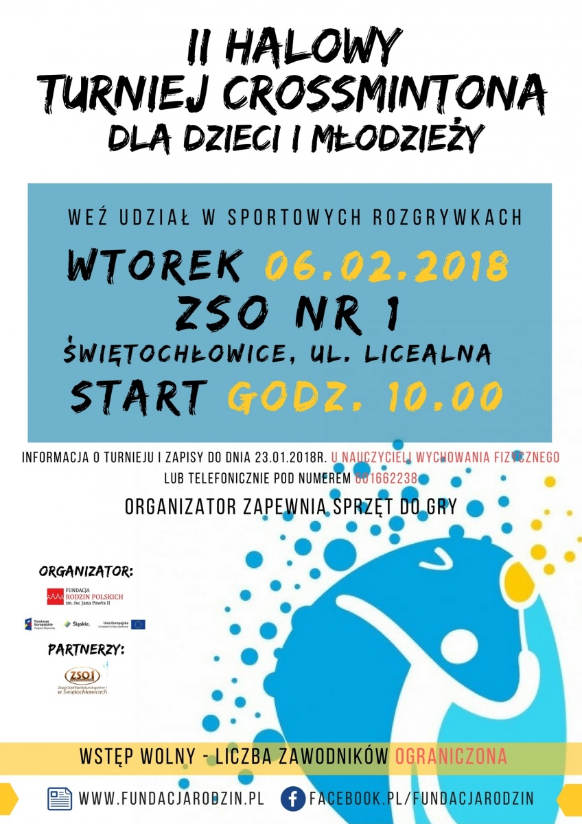 II Halowy Turniej Crossmintona dla Dzieci i Młodzieży