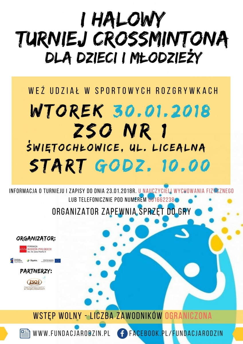 I Halowy Turniej Crossmintona dla Dzieci i Młodzieży