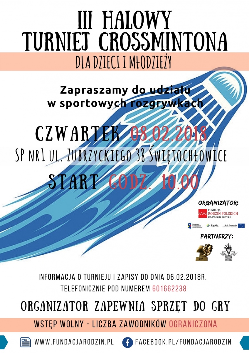 III Halowy Turniej Crossmintona dla dzieci i mlodzieży