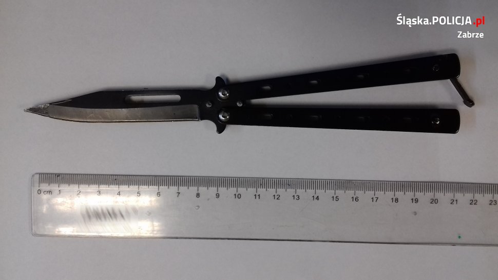 Areszt za rozbój z użyciem noża