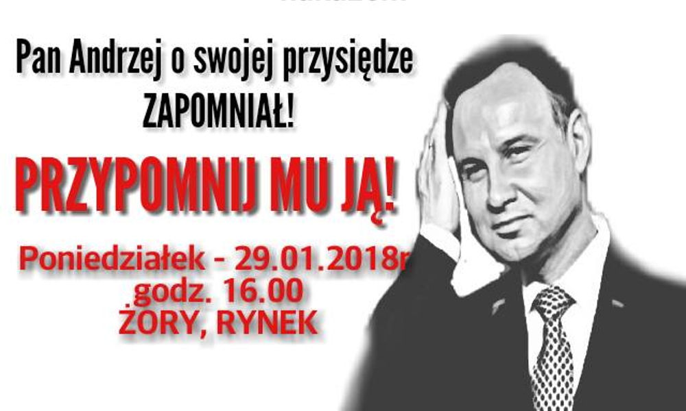 Szykują się protesty w trakcie wizyty Prezydenta Dudy