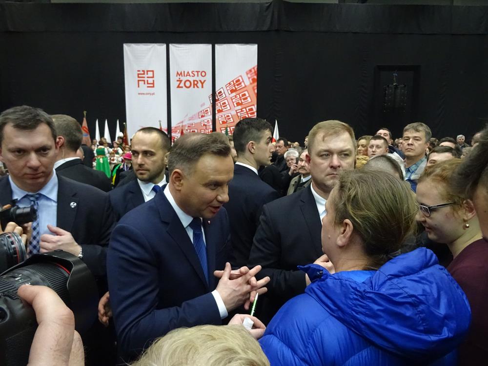 Prezydent RP spotkał się z mieszkańcami Żor!