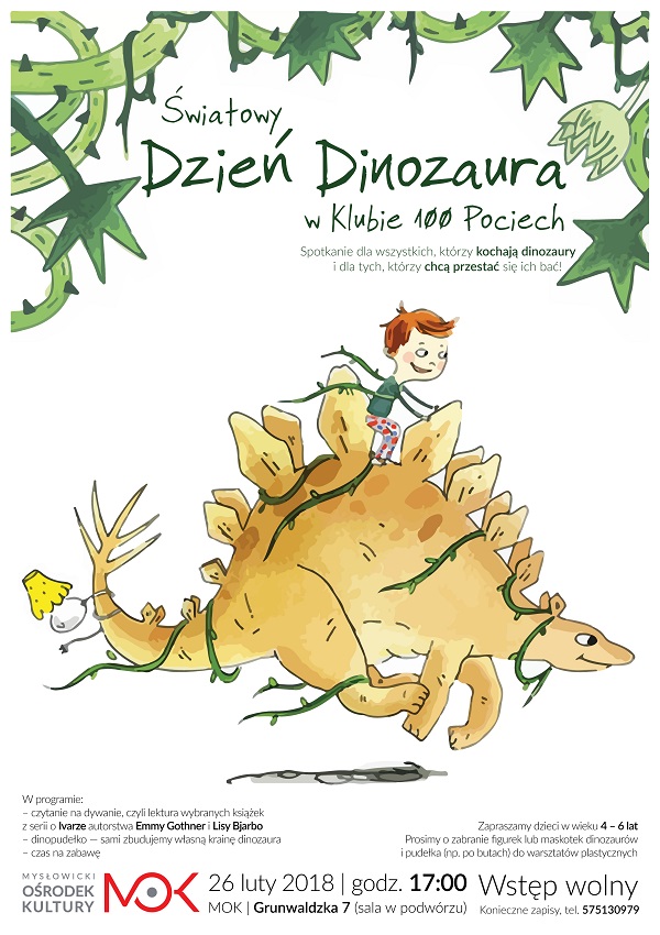 Światowy Dzień Dinozaura w Klubie 100 Pociech