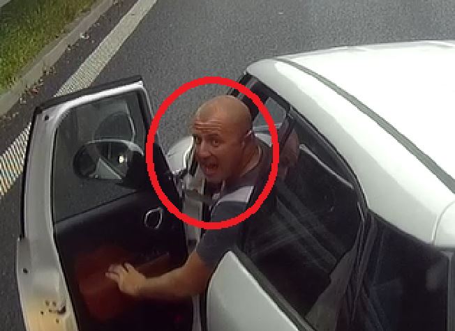 Policja publikuje wizerunek: agresja drogowa