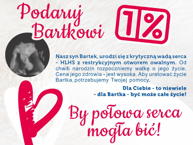 Pomóżmy Bartkowi w walce o życie - mamy tylko 4 tygodnie