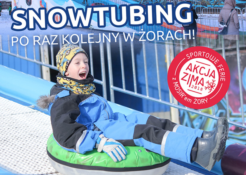 Snowtubing w Żorach. Zimowe szaleństwo na zakończenie ferii!