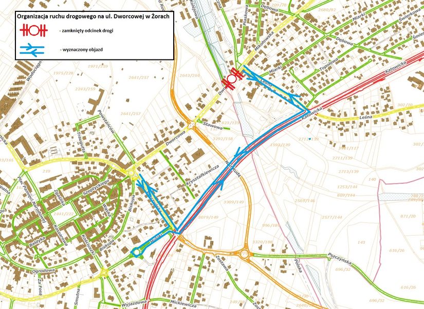 Utrudnienia na ul. Dworcowej. Remont przejazdu kolejowego