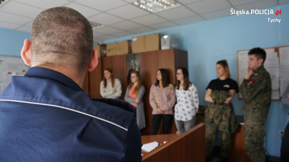 Dzień przedsiębiorczości w tyskiej komendzie