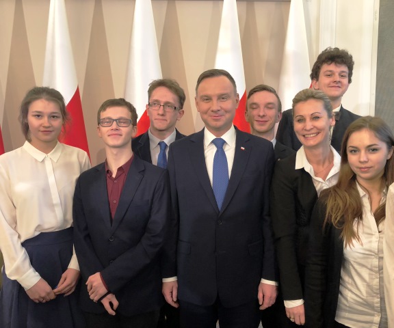 Lekcja historii w towarzystwie Prezydenta Andrzeja Dudy