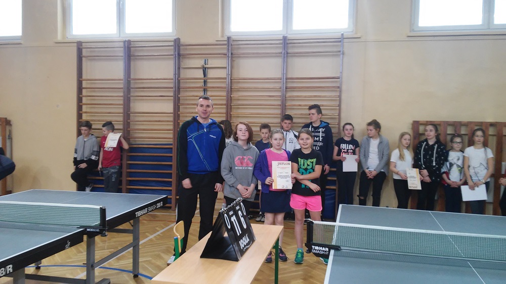Kolejny sukces SP 13 w tenisie stołowym