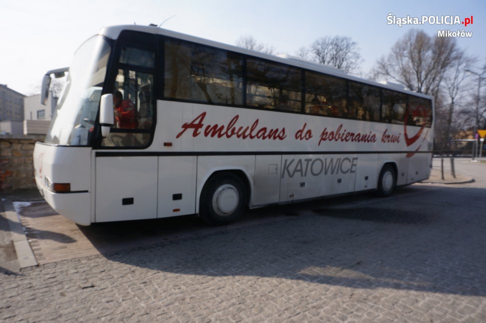 Mikołowscy policjanci oddali krew