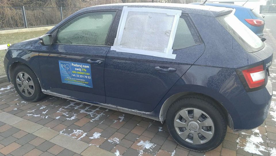 Okradli samochód hospicjum