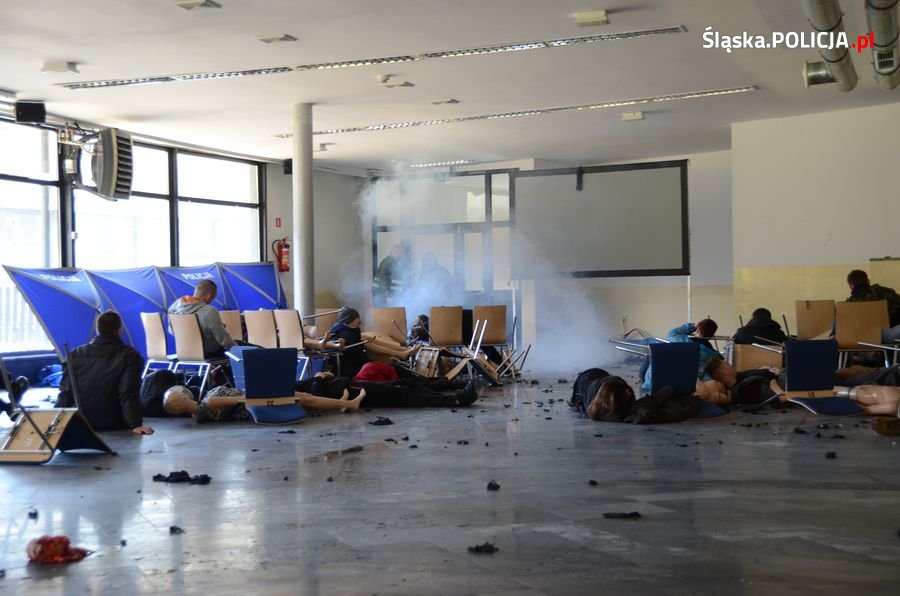 W Spodku odbyły się ćwiczenia  "Mirabella 2018"