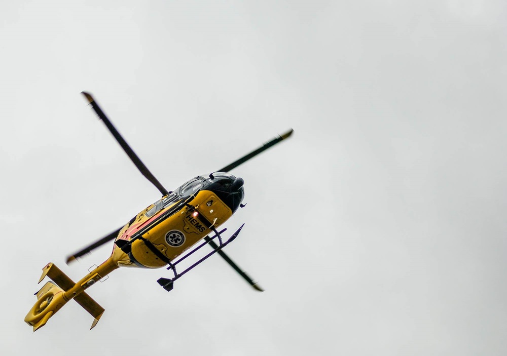 Helikopter wylądował na lądowisku Zespołu Szpitali Miejskich