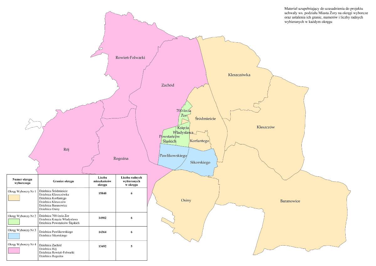 Zmieniono okręgi wyborcze w mieście! Dlaczego?